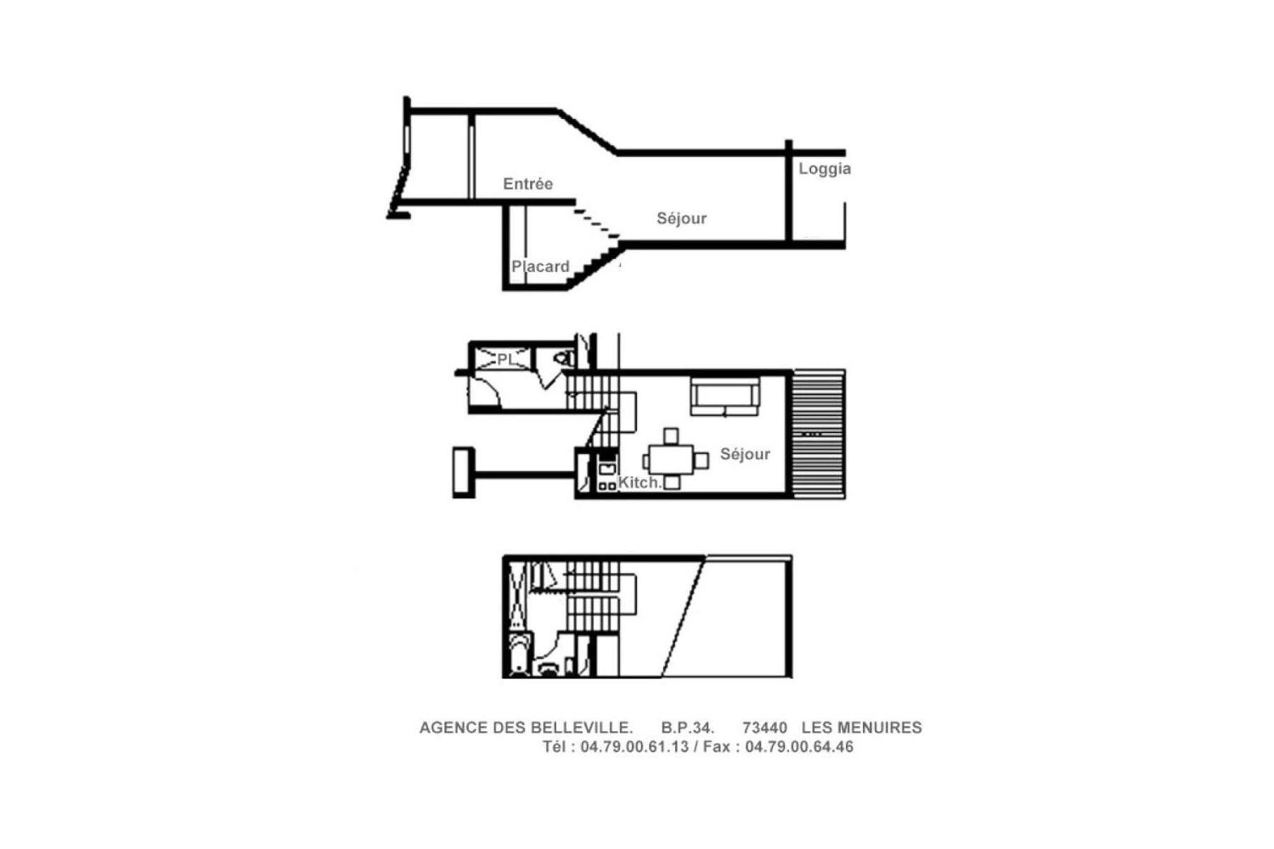 Residence Cote Brune - Studio Duplex Lumineux - Depart Et Retour Ski Aux Pieds - Balcon Mae-1704 Saint-Martin-de-Belleville Exterior photo